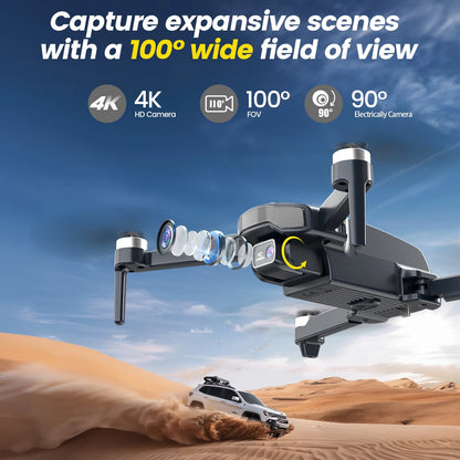 Experience Stunning Aerial Views with the WF31 4K GPS Foldable Drone - 50 Minutes of Flight Time for Captivating Adventures