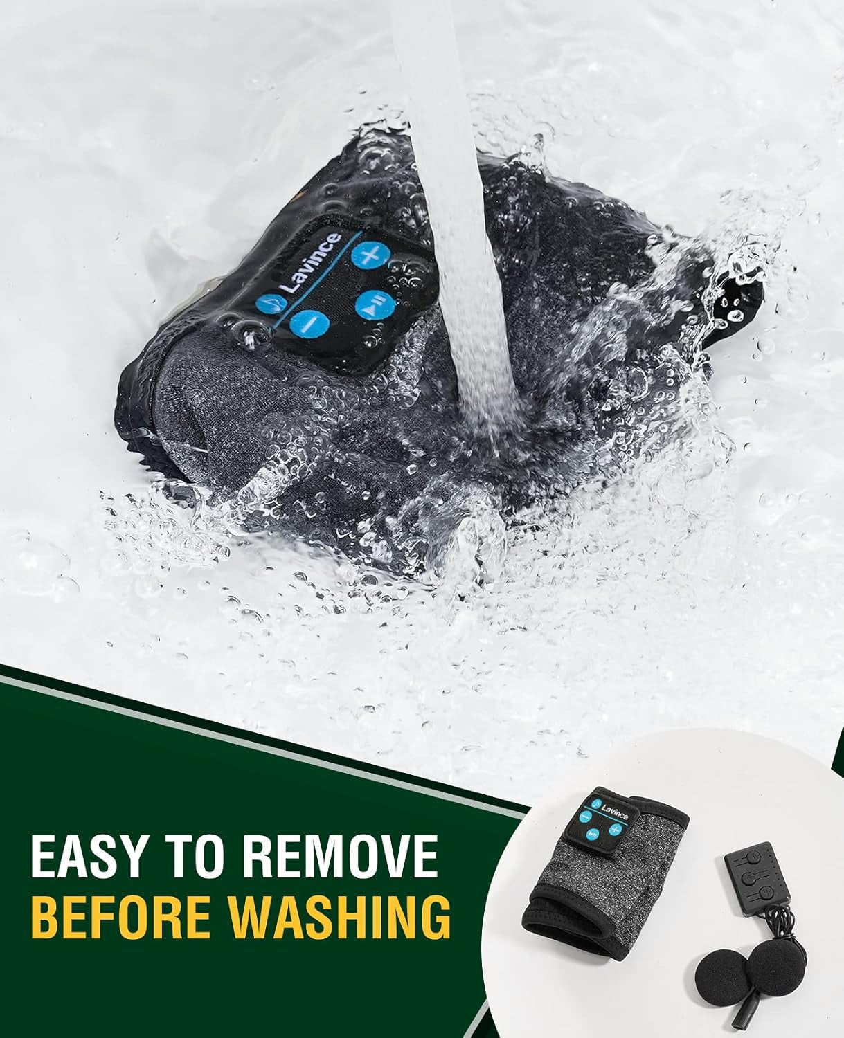 Experience Ultimate Comfort with Lavince Bluetooth Sleep Headphones - Perfect for Side Sleepers and Music Lovers!