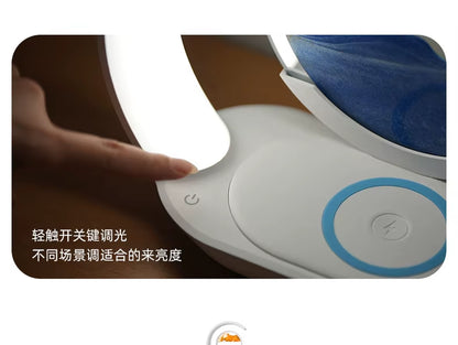 Elevate Your Space with the 15W Fast Wireless Charger & Quicksand Night Lamp - Perfect for iPhone 16 Pro Max!