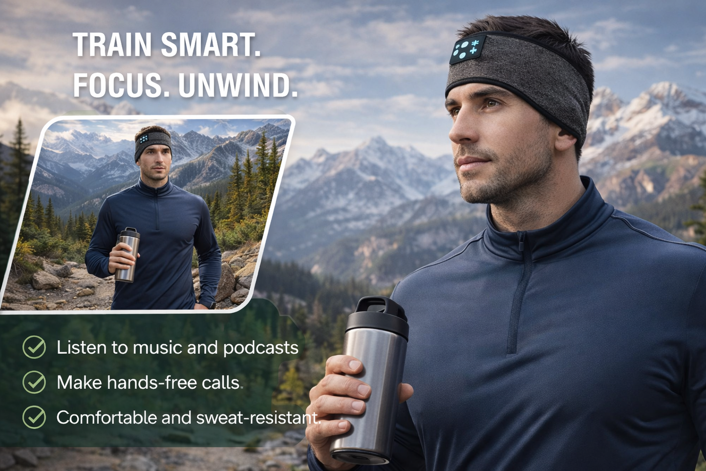 Experience Ultimate Comfort with Lavince Bluetooth Sleep Headphones - Perfect for Side Sleepers and Music Lovers!