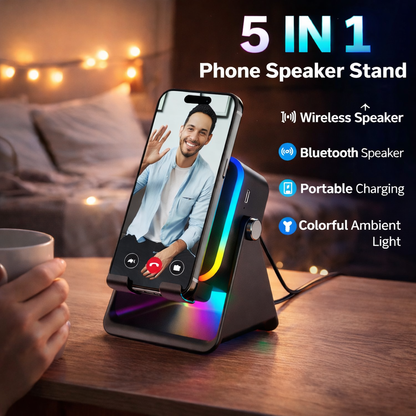 No buttons. No cables. Just drop your phone and play.