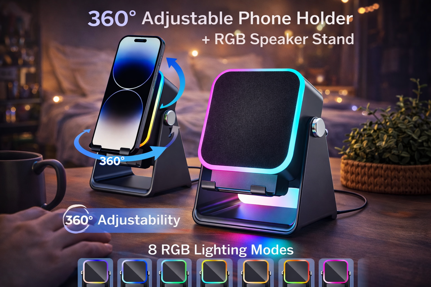 No buttons. No cables. Just drop your phone and play.