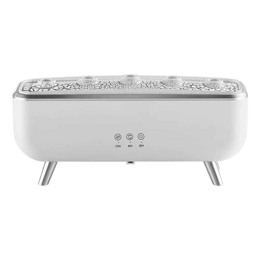 Transform Your Space with the 300Ml Dynamic Dancing Jellyfish Air Humidifier - 5 Nozzles, Colorful Lighting & Aromatherapy Diffuser for Home and Office