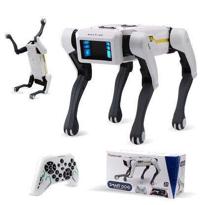 Unleash Creativity with the Intelligent AI RC Robot Dog - Voice Dialogue, APP Control, Singing & Dancing Fun for Kids!