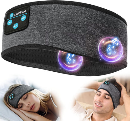 Experience Ultimate Comfort with Lavince Bluetooth Sleep Headphones - Perfect for Side Sleepers and Music Lovers!