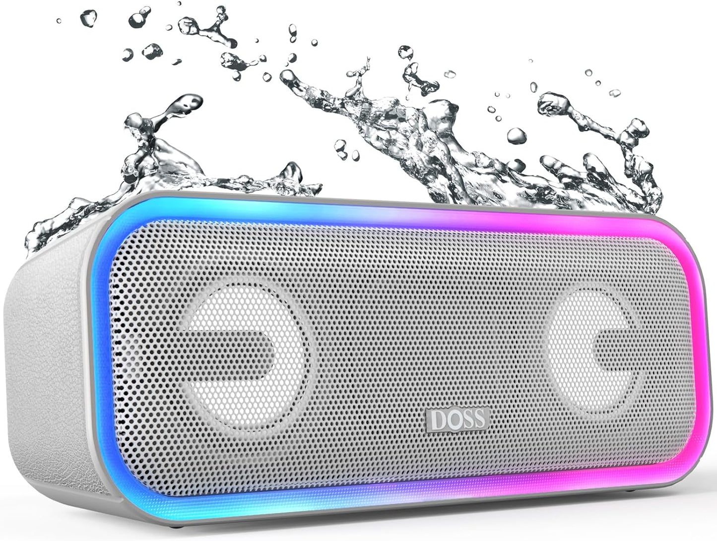 SoundBox Pro+ Bluetooth Speaker - Experience 24W Immersive Stereo Sound with Booming Bass, Waterproof Design, and 15 Hours of Playtime - Perfect for Outdoor Parties and Adventures!