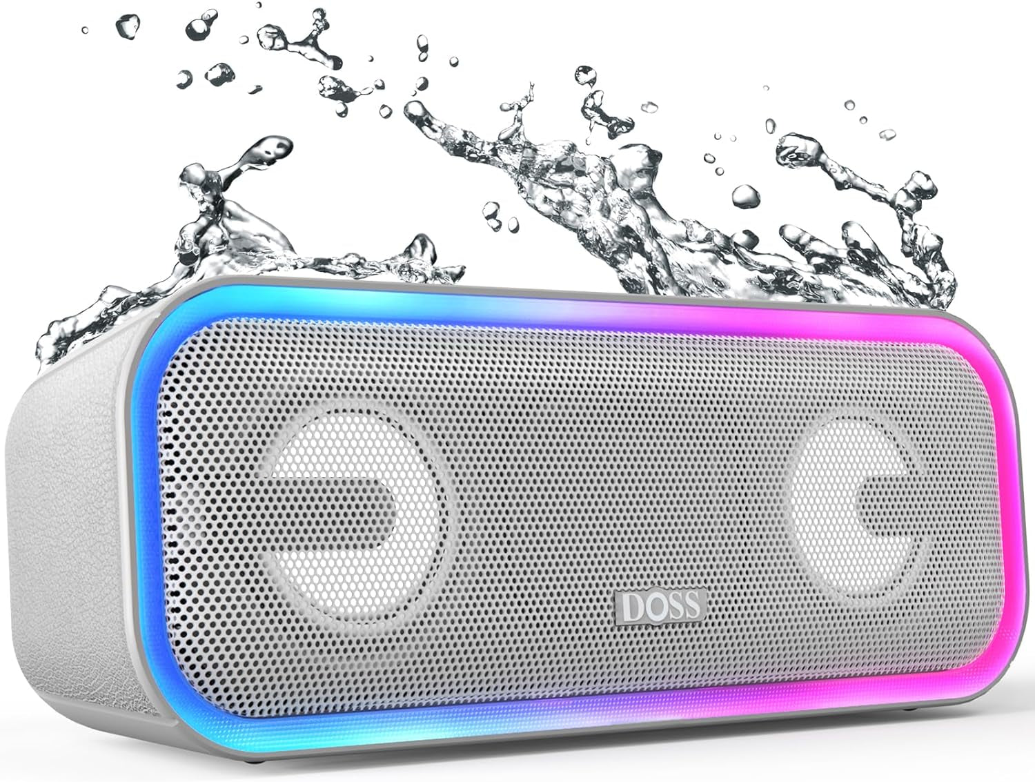 SoundBox Pro+ Bluetooth Speaker - Experience 24W Immersive Stereo Sound with Booming Bass, Waterproof Design, and 15 Hours of Playtime - Perfect for Outdoor Parties and Adventures!